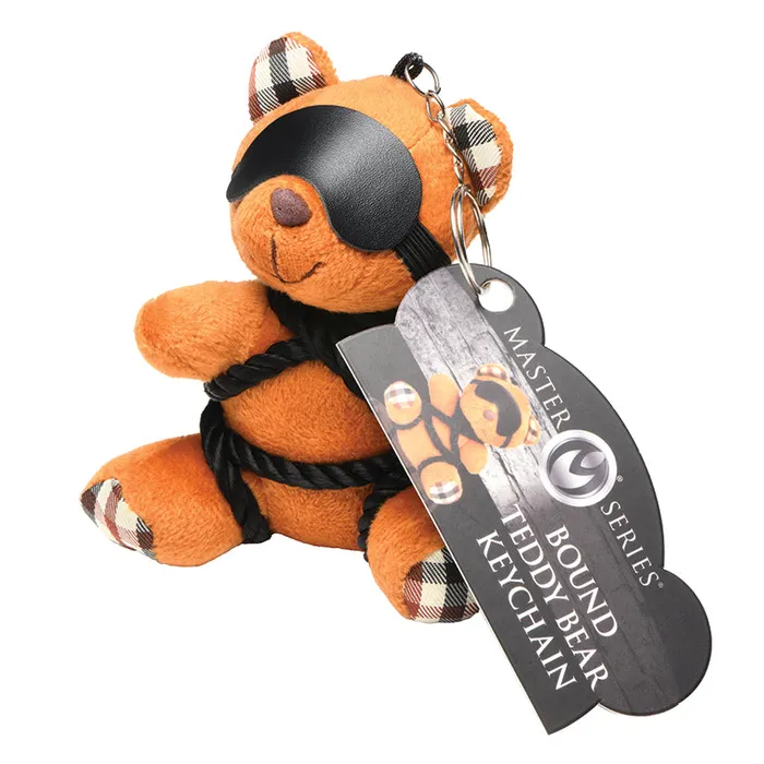 Male Sex Toys XR Brands Master Series Teddy Bear KeychainBound