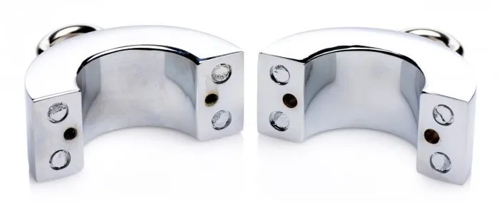 Master Series Ball Trap Metal Ball Stretcher Intense BallTugging Play BDSM Testicular Device XR Brands Male Sex Toys