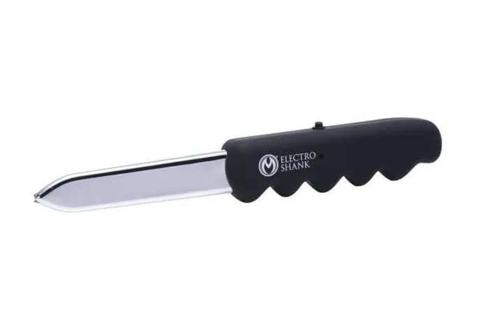 Master Series Electro Shank Shock Blade with Handle BDSM Electro Play Device XR Brands Couples