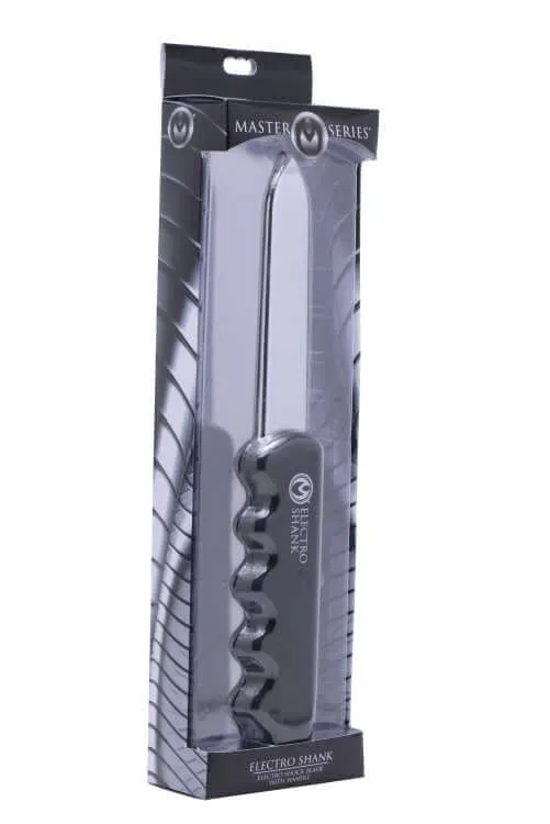 Master Series Electro Shank Shock Blade with Handle BDSM Electro Play Device XR Brands Couples