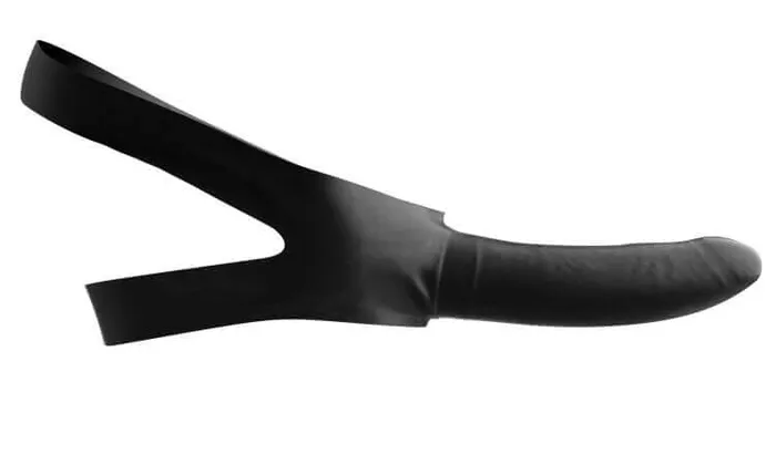 Master Series Mini Face Fck Strap On Black XR Brands Female Sex Toys