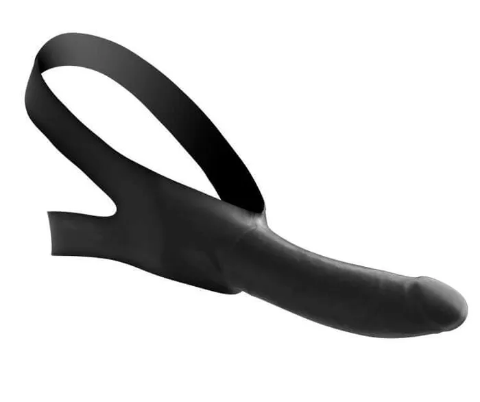 Master Series Mini Face Fck Strap On Black XR Brands Female Sex Toys