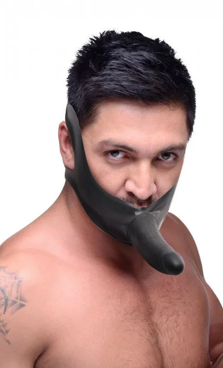 Master Series Mini Face Fck Strap On Black XR Brands Female Sex Toys