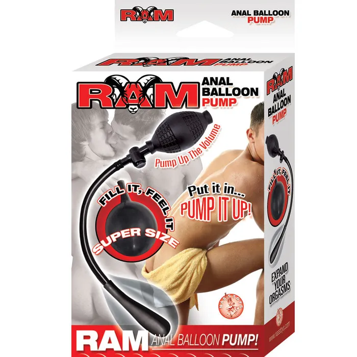 NASSTOYS Anal Ram Anal Balloon PumpBlack