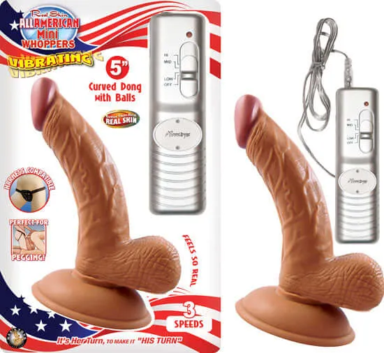 Nasstoys Dildos Nasstoys Real Skin Latin American 5Inch Vibrating Curved Dong with Balls Nasstoys Dildos Nasstoys Real Skin Latin American 5Inch Vibrating Curved Dong with Balls