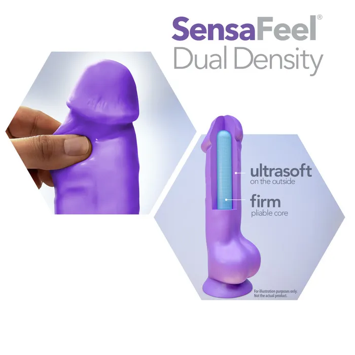 Neo By Blush Realistic Neon Green 6Inch Long Dildo With Balls Suction Cup Base Blush Dildos