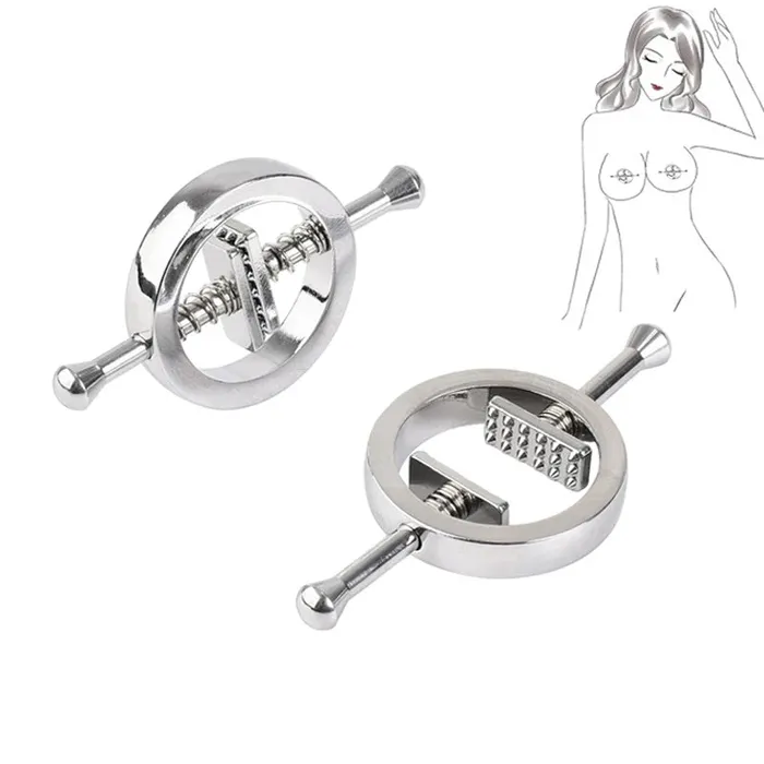 Nipple Clitoral Toys Vibratoy Shop SteelGrip Nipple Clamps