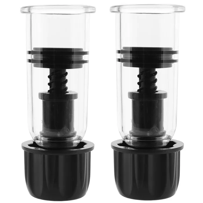 nipple play Vacuum Twist Suckers in Black CalExotics Anal