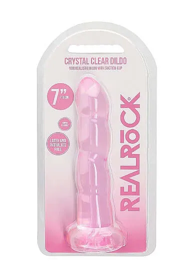NonRealistic Dildo with Suction Cup 7 inches Pink SHOTS AMERICA Female Sex Toys NonRealistic Dildo with Suction Cup 7 inches Pink SHOTS AMERICA Female Sex Toys