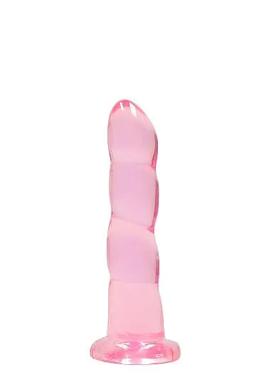 NonRealistic Dildo with Suction Cup 7 inches Pink SHOTS AMERICA Female Sex Toys