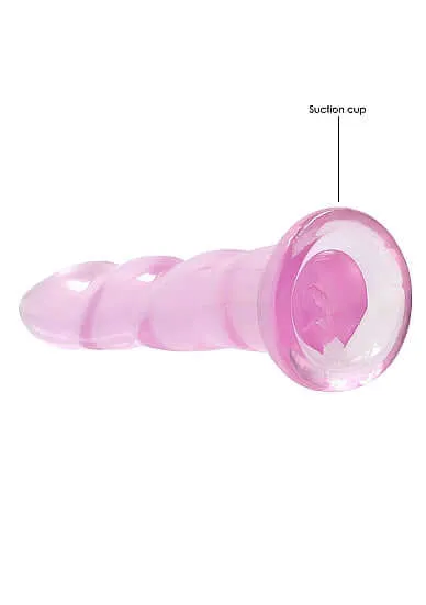 NonRealistic Dildo with Suction Cup 7 inches Pink SHOTS AMERICA Female Sex Toys