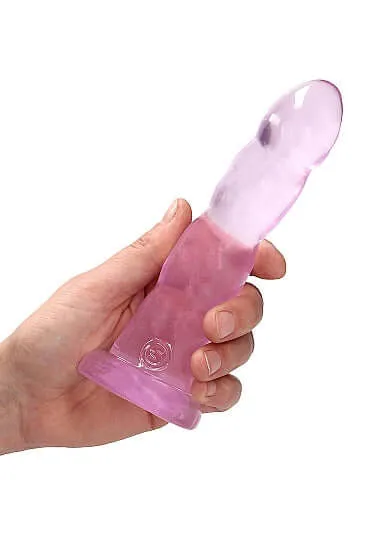NonRealistic Dildo with Suction Cup 7 inches Pink SHOTS AMERICA Female Sex Toys