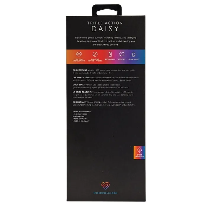 NOVEL CREATIONS Vibrators Sensuelle DaisyUltra Violet