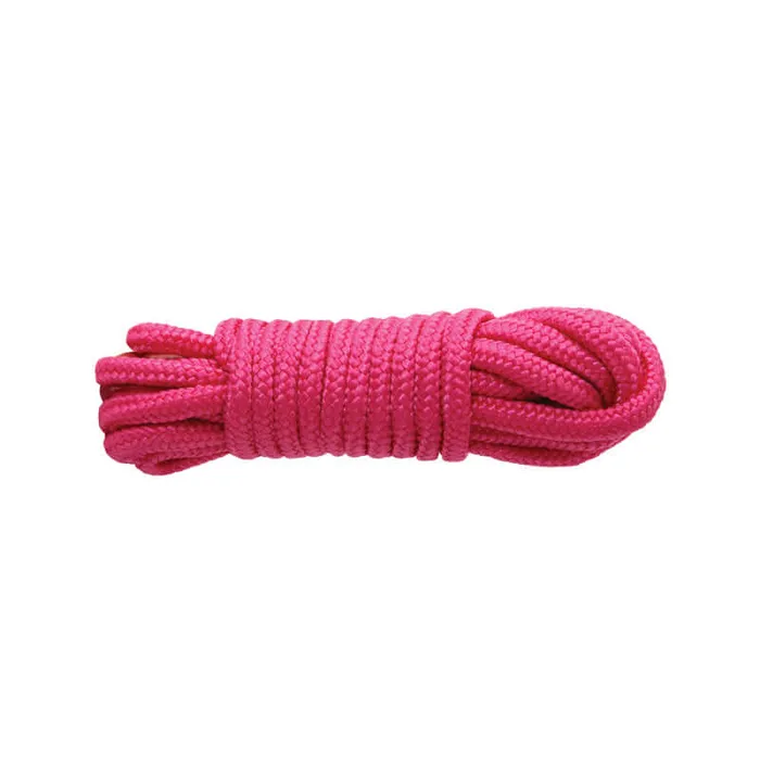 NS Novelties Vibrators Sinful Nylon Rope 25 feet Pink