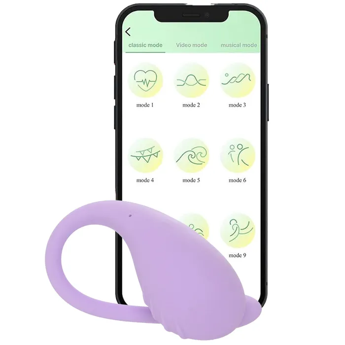 ns novelties Vibrators Techno Rave Wearable Bullet Vibe in Lavender