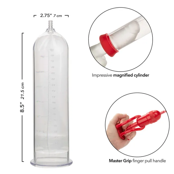 Optimum Series Magnified Pump Powerful Suction with Master Grip Handle California Exotic Novelties Male Sex Toys