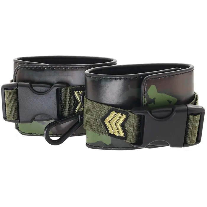 Ouch Army Themed Ankle Cuffs Shots Toys Couples Ouch Army Themed Ankle Cuffs Shots Toys Couples