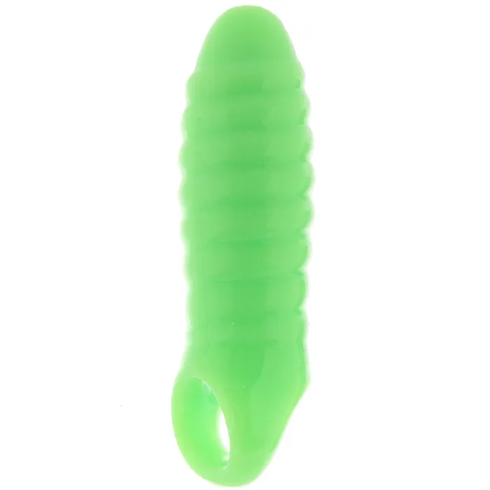 Ouch Glow In The Dark Thick Swirl Penis Sleeve Shots Toys Male Sex Toys