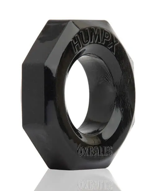 OXBALLS Male Sex Toys Elevate Your Pleasure with Humpx Cock Ring Black from Oxballs