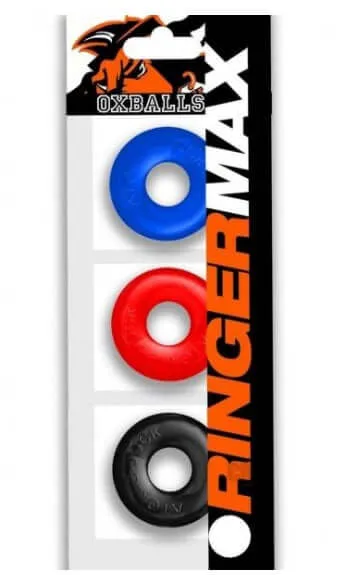 Oxballs Ringer Max 3 Pack Cockrings Multi Color Thicker Stronger SuperStretchy OXBALLS Male Sex Toys Oxballs Ringer Max 3 Pack Cockrings Multi Color Thicker Stronger SuperStretchy OXBALLS Male Sex Toys