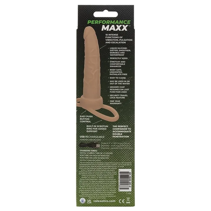 Performance Maxx Rechargeable Dual Penetrator Ivory CAL EXOTICS Female Sex Toys