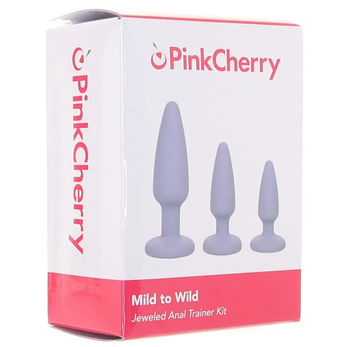 PinkCherry Anal PinkCherry Mild To Wild Jeweled Anal Trainer Kit PinkCherry Anal PinkCherry Mild To Wild Jeweled Anal Trainer Kit