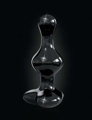 Pipedream Products Anal Experience Luxury and Sensuality Icicles No 74 Glass Massager Black