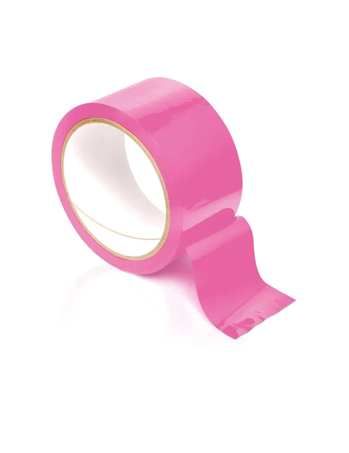 Pipedream Products Couples Fetish Fantasy Pleasure Tape Pink NonSticky Bondage Tape for Restraints Roleplay