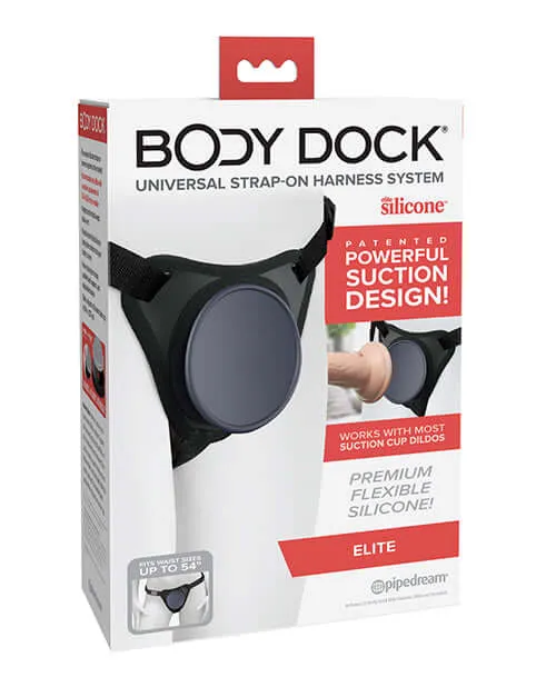 Pipedream Products Female Sex Toys Body Dock Elite Dock The Ultimate Silicone StrapOn System with Patented Suction Design Pipedream Products Female Sex Toys Body Dock Elite Dock The Ultimate Silicone StrapOn System with Patented Suction Design