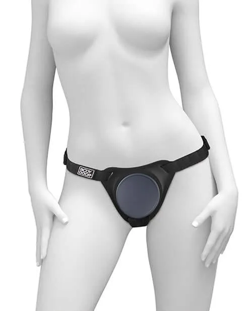 Pipedream Products Female Sex Toys Body Dock Elite Dock The Ultimate Silicone StrapOn System with Patented Suction Design