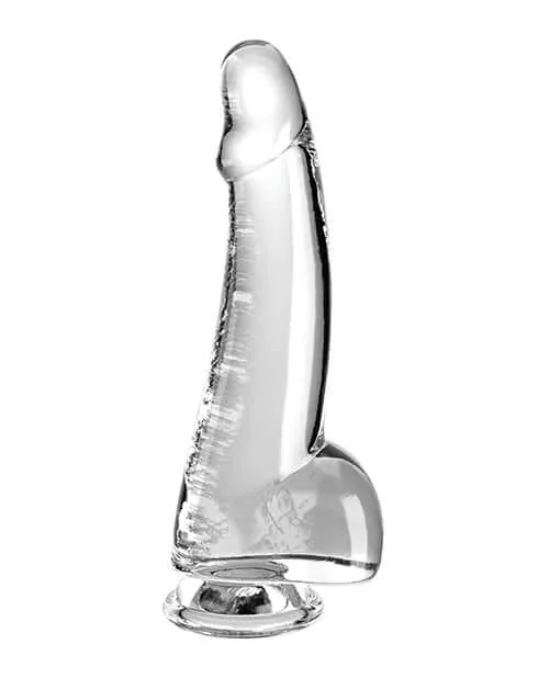Pipedream Products King Cock Clear 75inch Dildo with Balls A Pipedream Product Dildos