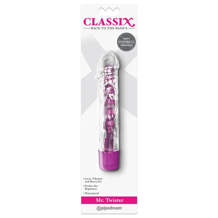 PIPEDREAM Vibrators Classix Mr TwisterPink 65