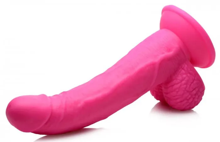 Pop 75 inches Dildo with Balls Pink XR Brands Dildos