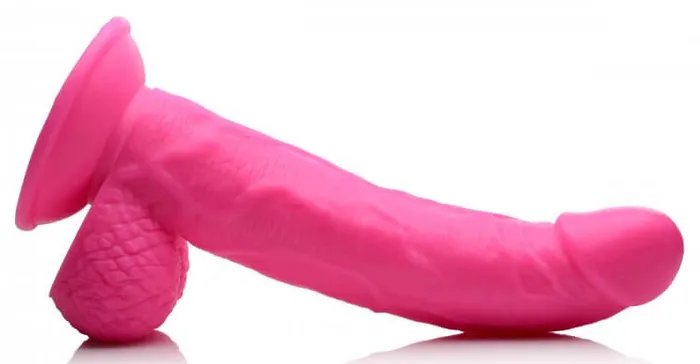 Pop 75 inches Dildo with Balls Pink XR Brands Dildos