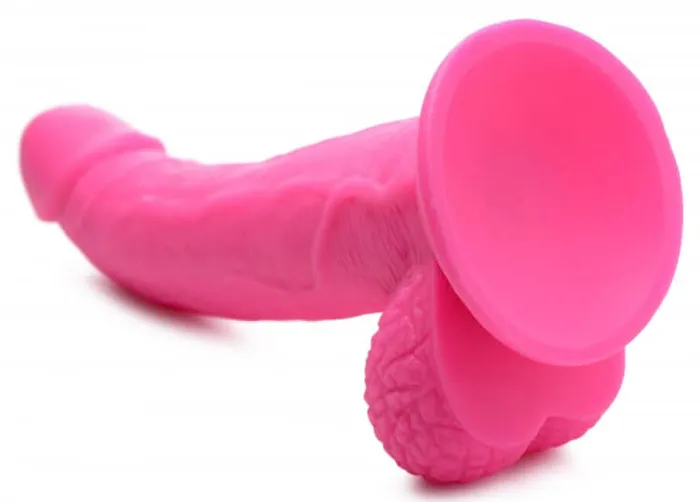 Pop 75 inches Dildo with Balls Pink XR Brands Dildos