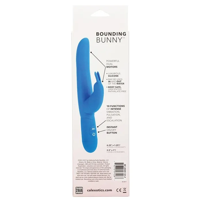 Posh 10 Function Bounding BunnyBlue 425 CAL EXOTICS Vibrators