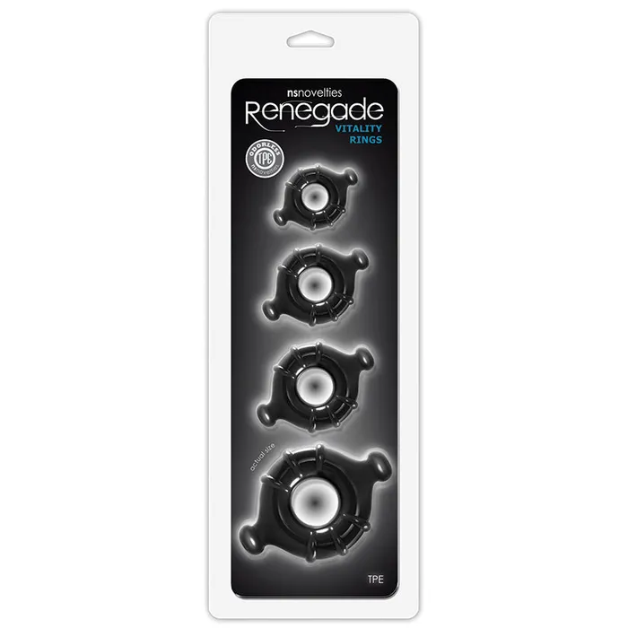 Renegade Vitality RingsBlack NS NOVELTIES Anal