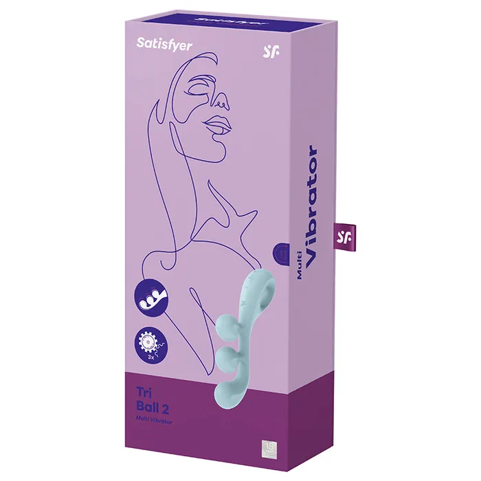 Satisfyer Tri Ball 2Light Blue SATISFYER Vibrators