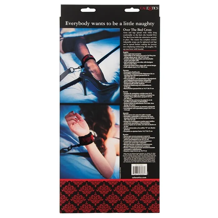 Scandal Over the Bed CrossRed CAL EXOTICS Vibrators