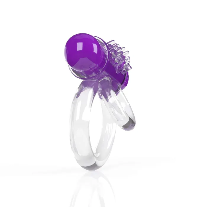 Screaming O 4T DoubleO 6 Grape Purple High Pitch Treble Super Powerful Vibrating Double Cock Ring Screaming O Male Sex Toys