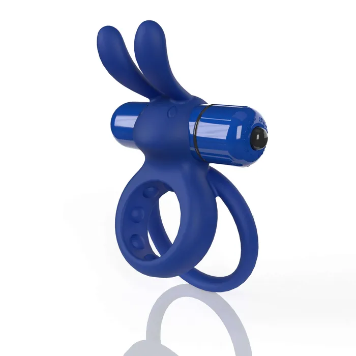 Screaming O Screaming O 4T Ohare Blueberry Blue High Pitch Treble Vibrating Cock Ring Couples