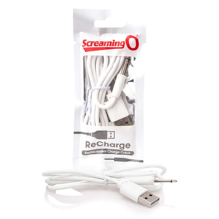 Screaming O Screaming O Recharge Charging Cable Universal USB Compatibility for Charged Products Anal Screaming O Screaming O Recharge Charging Cable Universal USB Compatibility for Charged Products Anal