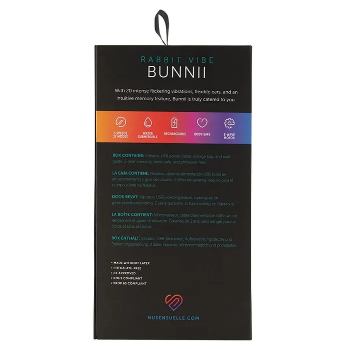 Sensuelle Bunnii 20 Function VibeTeal Blue NOVEL CREATIONS Vibrators