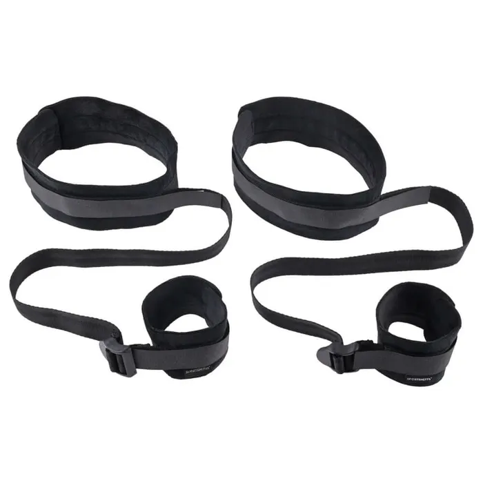 Sex and Mischief SM Thigh and Wrist Cuffs Sport Sheets Couples