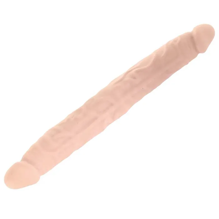 Shots Toys Dildos RealRock 14 Inch Double Dildo in White Shots Toys Dildos RealRock 14 Inch Double Dildo in White