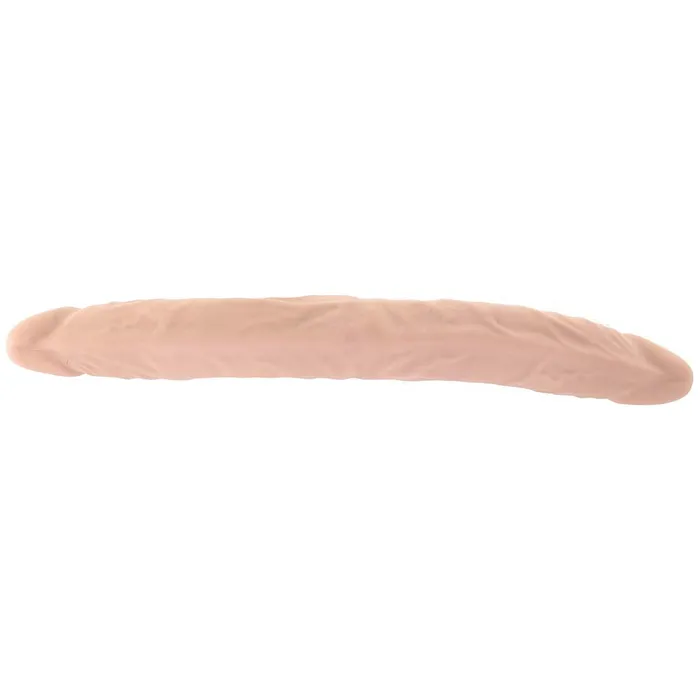 Shots Toys Dildos RealRock 14 Inch Double Dildo in White Shots Toys Dildos RealRock 14 Inch Double Dildo in White