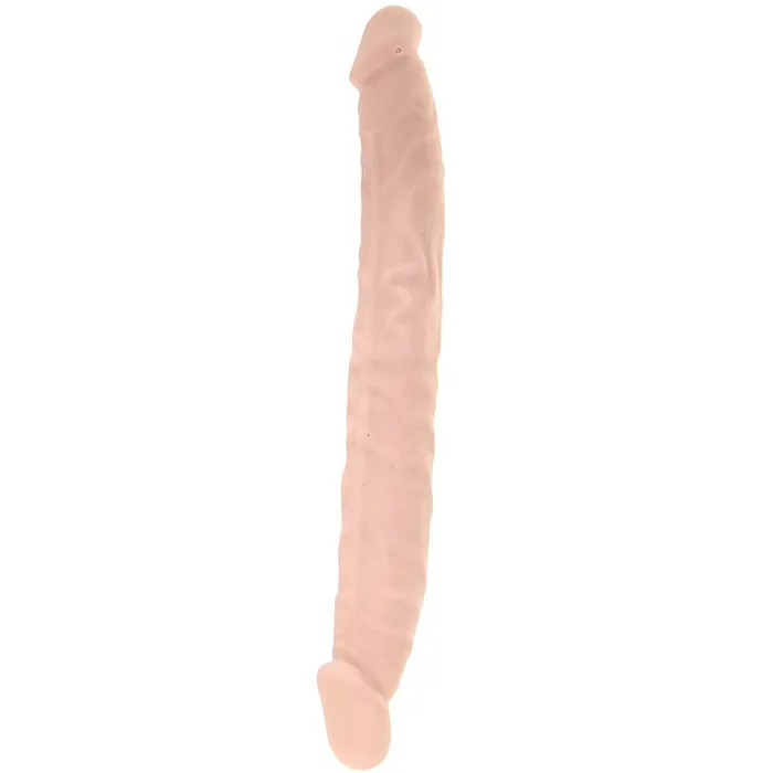 Shots Toys Dildos RealRock 14 Inch Double Dildo in White Shots Toys Dildos RealRock 14 Inch Double Dildo in White