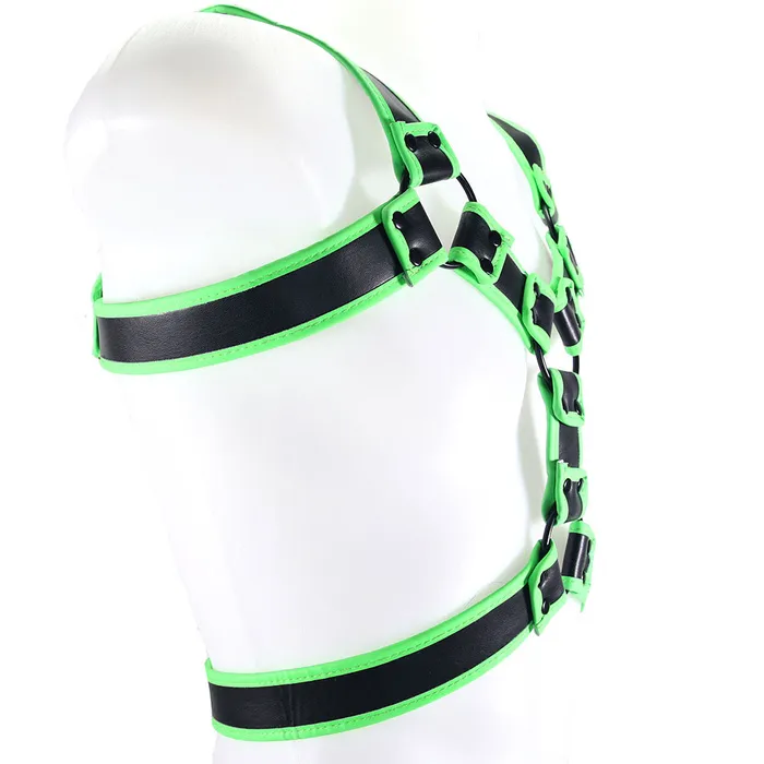 Shots Toys Female Sex Toys Ouch Glow In The Dark Upper Body Harness M Shots Toys Female Sex Toys Ouch Glow In The Dark Upper Body Harness M
