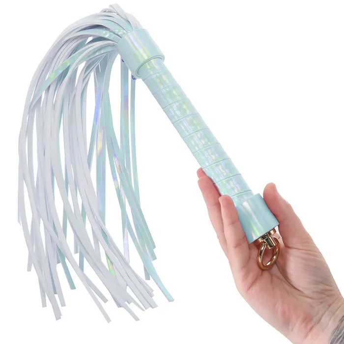 Shots Toys Vibrators Ouch Paris Collection Flogger in Blue