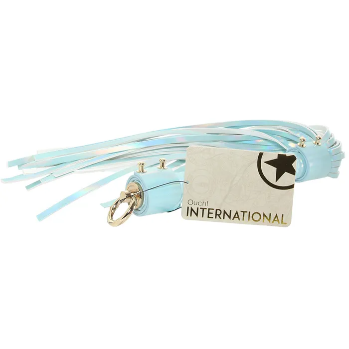 Shots Toys Vibrators Ouch Paris Collection Flogger in Blue